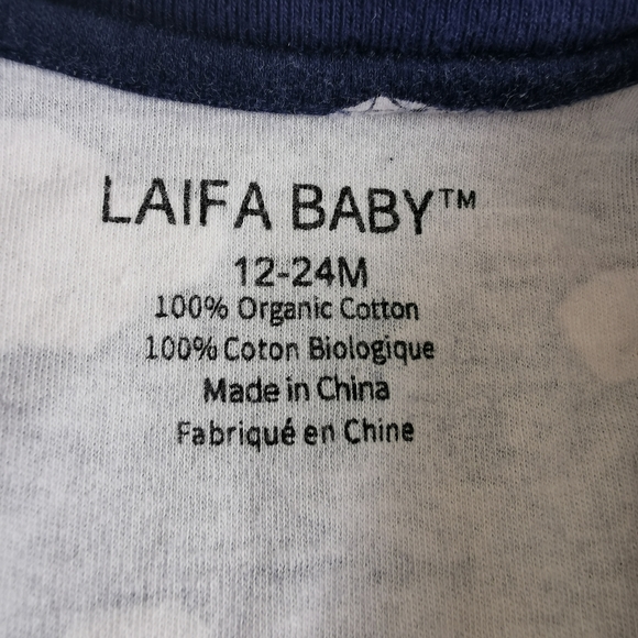 Laifa (now Zippyjamz) 12-24m Blue and Clouds Sleeper - Picture 10 of 11